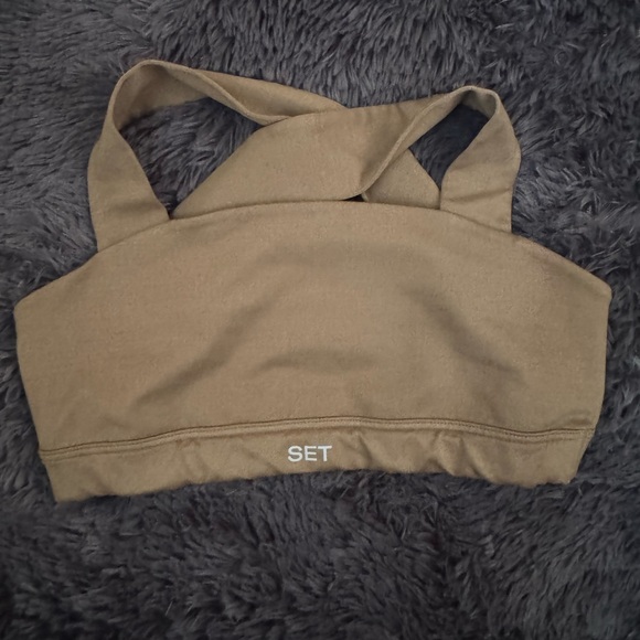 SET Active Other - SET Active Brown Sports Bra